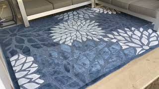 Beverly Rug Outdoor Rug 8x10 Modern Floral Tropical Area Rugs for Indoor and Outdoor Patio Review
