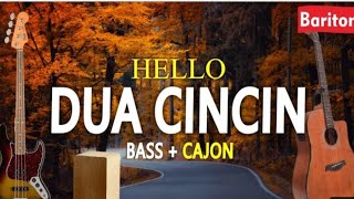 Download lagu Dua Cincin (Hello) - Akustik Karaoke - Bass   Cajon mp3