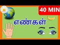 எண்கள் 1 10 Learn Numbers In Tamil For Kids Number Collection Videos For Children Tamila