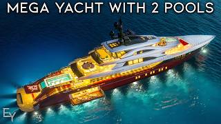 Touring the CRAZIEST MegaYacht in The WORLD With a 2 Story Pool!