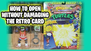 How To Open Retro Card Action Figures Without Damaging the Card TUTORIAL