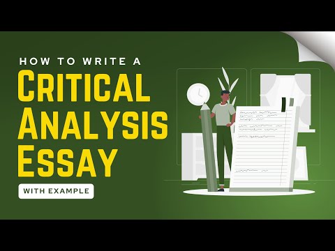 Proven Tips for Writing a Critical Analysis Essay [Structure, Writing Steps, Example] | English