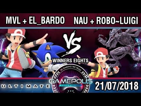 [INVITATIONAL GAMEPOLIS] MVL + El_Bardo vs Nau + Robo~Luigi - SSBU E3 Demo - Winners Eights