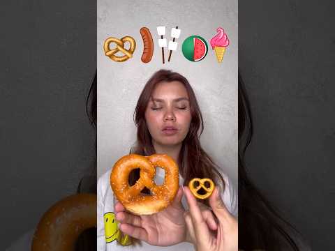 Big or Small challenge 🥰Giant pretzel or pink gummy ice cream? 🤷 #shorts Best video by Hmelkofm