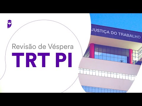 Revisão de Véspera TRT PI
