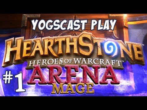 Warcraft - Hearthstone Arena Mage Part 1 - Pyroblast Noooo!