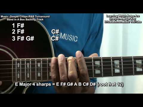 Which Notes Are Sharp In ALL Major Keys? How To Know Guitar Lesson @EricBlackmonGuitar