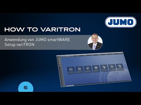 Anwendung von JUMO smartWARE Setup variTRON