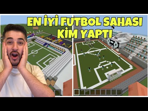 24 SAAT İÇİNDE EN İYİ FUTBOL SAHASI YAPAN KAZANIR! -MINECRAFT