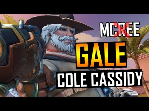 POTG! GALE Cole Cassidy Gamepay - NEW MCCREE OVERWATCH GAMEPLAY SEASON 30 TOP 500