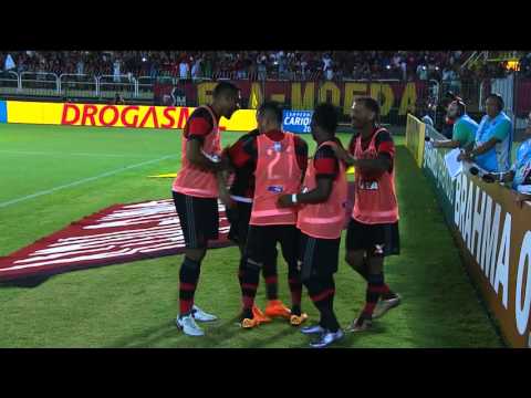 Gol de Emerson Sheik - Portuguesa-RJ 0x4 Flamengo – Campeonato Carioca – 10/02/2016 – HD