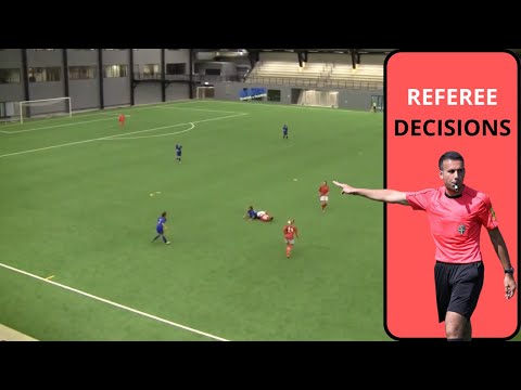 Referee decisions: U-16 Girls