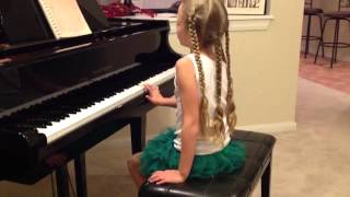 Heidi on piano