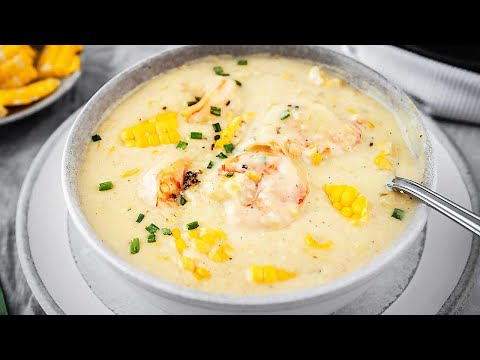 Hearty and Delicious Creamy Shrimp and Corn Soup Recipe