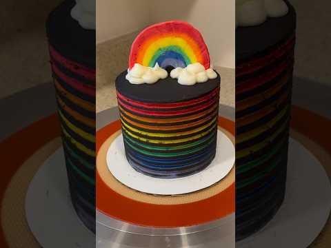 Rainbow Cake #cake #rainbow  #baking