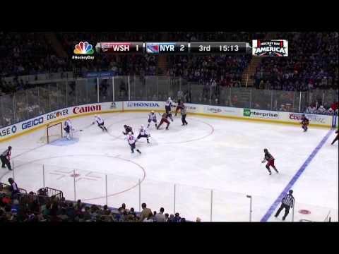 Derek Stepan goal Feb 17 2013 Washington Capitals vs NY Rangers NHL Hockey