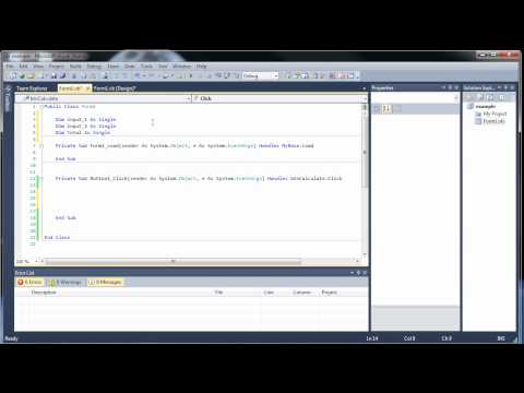 Visual Basic Tutorial 3 - Buttons, Text Boxes, Boxes, and Arithmetic and Assignment Operators