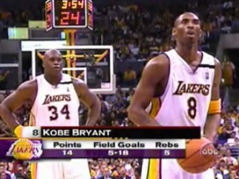Shaquille O'Neal & Kobe Bryant Full Highlights vs Timberwolves 2003 WCR1 GM4
