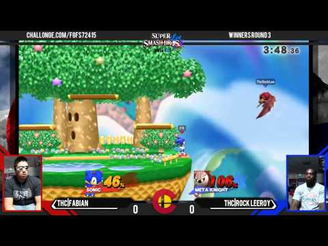 FGF5 - THC|Fabian (Sonic) Vs. THC|Rock Leeroy (Meta Knight, Ganondorf) - Singles WR3 - Smash 4