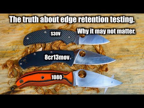 I've Discovered Something Strange. This Video WILL Be Controversial | Knife Edge Retention Testing
