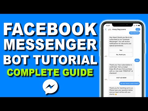 HOW TO MAKE A FACEBOOK MESSENGER BOT | MANYCHAT TUTORIAL 2021