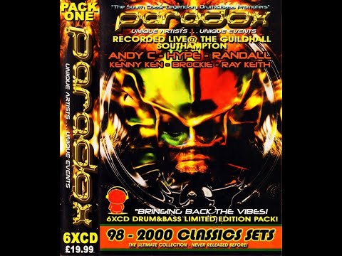 Andy C & Mc Flux - Paradox 1998-2000 Classic Sets - CD Pack One - Drum & Bass