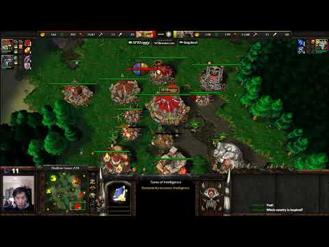 Foggy (RND) vs Inspired (RND) - WarCraft 3 - All the Random - 4 ultimate abilities - WC3352