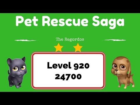 Pet Rescue Saga Level 920 24700 points No Boosters