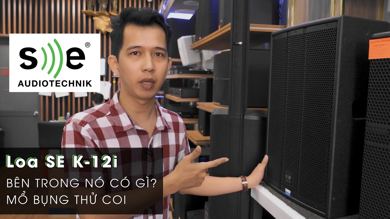 video Loa Karaoke SE Audiotechnik K-12i Fullrange Chính Hãng 0