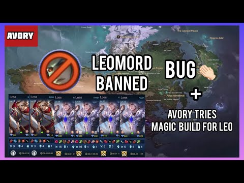 Leomord Bug = Banned + Avory Tries Mage Leomord Build! [Top Global Leomord] Avory - Mobile Legends