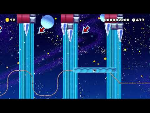 ヒヤヒヤ山地 by タコスマート 🍄 Super Mario Maker 2 ✹Switch✹ #avo