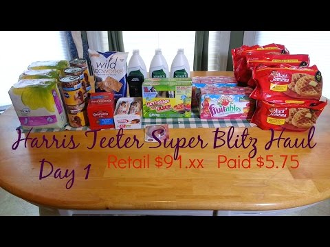 Couponing: Harris Teeter Super Doubles Day One 9-27-15