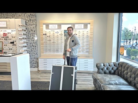 Great service! Skip the store lines! Optical Eyeland brings glasses +full eye exams right to ur home