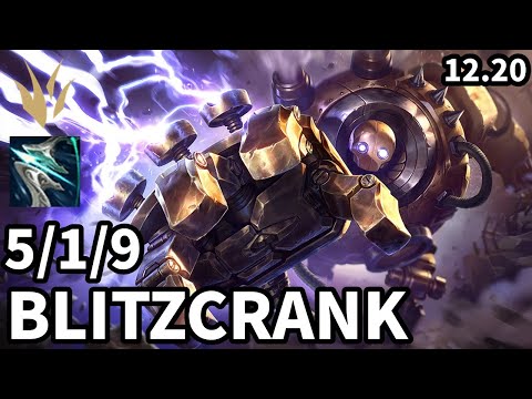 Blitzcrank Jungle vs Graves - Ranked Master - Patch KR 12.20