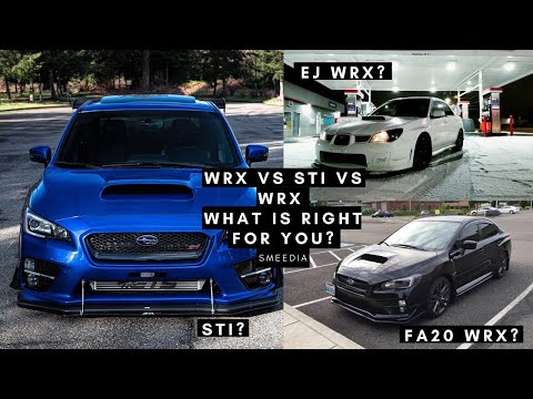 WRX VS STI VS WRX What Is The Right Car For You?