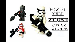 How to build Star Wars Battlefront 2 WEAPONS! 20 guns / LEGO Star Wars MOC/ LEGO gun tutorial