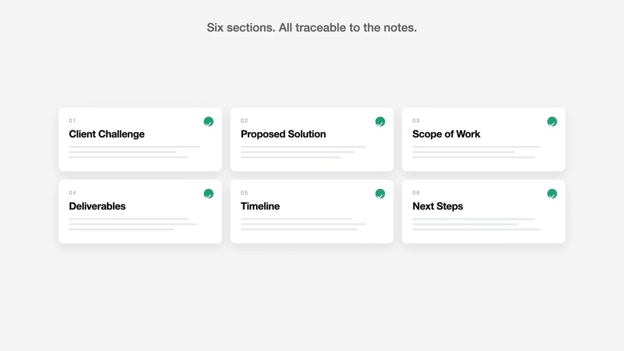 Turn Messy Meeting Notes Into Client Ready Proposal