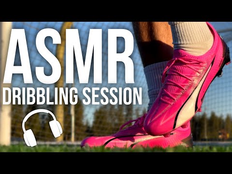 ASMR Dribbling Training Session in PUMA ULTRA ULTIMATE | Soccer / Football Training Session