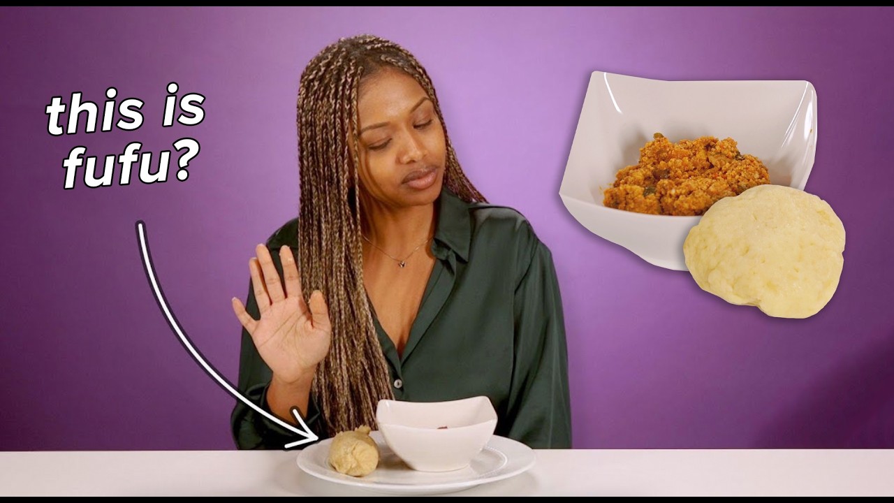 Africans Try Each Others Fufu and Stew