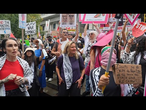 Pro-Palestinian protesters rally in New York as world leaders gather for UNGA | AFP