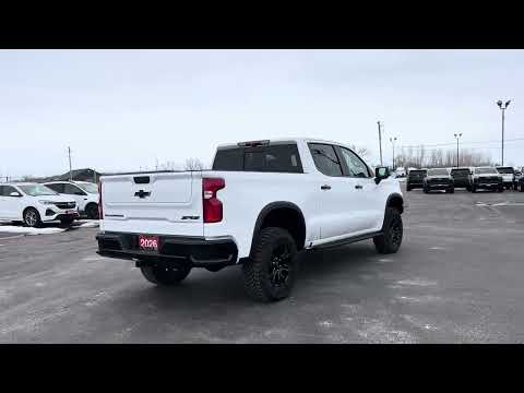 2026 Chevrolet Silverado 1500 Crew Cab Short Box 4-Wheel Drive ZR2 in White for sale at Lally Chevrolet Ltd. in Tilbury, ON