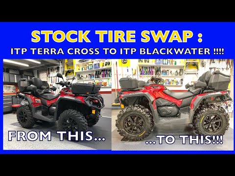 ITP BLACKWATER EVOLUTION TIRES ! - 2019 CAN-AM OUTLANDER 850 MAX XT