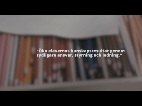 Tydligare ansvar, styrning och ledning, läsåret 2019/2020