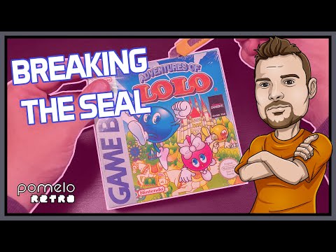 Breaking the Seal - Adventures of Lolo (Gameboy) | Pomelo Retro