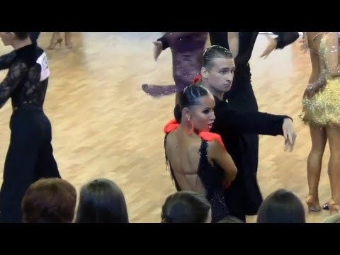 Alexander Rebrov - Yulia Steshenko, Prague Open 2011, WDSF Int. open latin, 2. round - samba