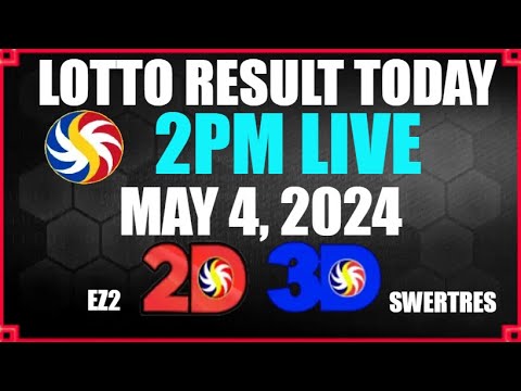 Lotto Result Today 2pm May 4, 2024 Ez2 Swertres Results