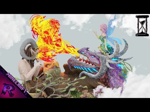 Minecraft build - Mythical creatures organic 🧝🏻‍♂️ Timelapse