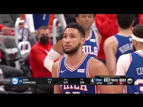 Wizards intentionally foul Ben Simmons on every play like he's Shaq and it works 👀
