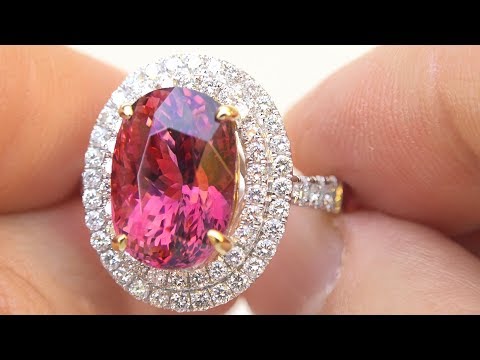 GIA Cert "Notable" Color Change Copper Tourmaline With Neon Pink To Orange Color Change