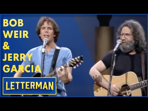 Jerry Garcia \u0026 Bob Weir Perform \"Deep Elem Blues\" \u0026 \"Monkey And The Engineer\" | David Letterman
